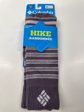 Columbia Lightweight Hike Socks merino wool M6-9 W8-11.5